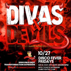 Divas & Devils Copacabana Loft 51 NYC Halloween Party 2023