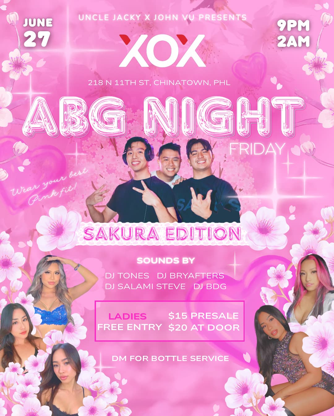 🌸 SAKURA ABG NIGHT at CLUB XOX 🌸 6/27