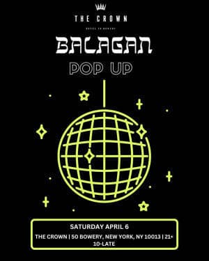 BALAGAN POP UP PARTY @THE CROWN 4/6