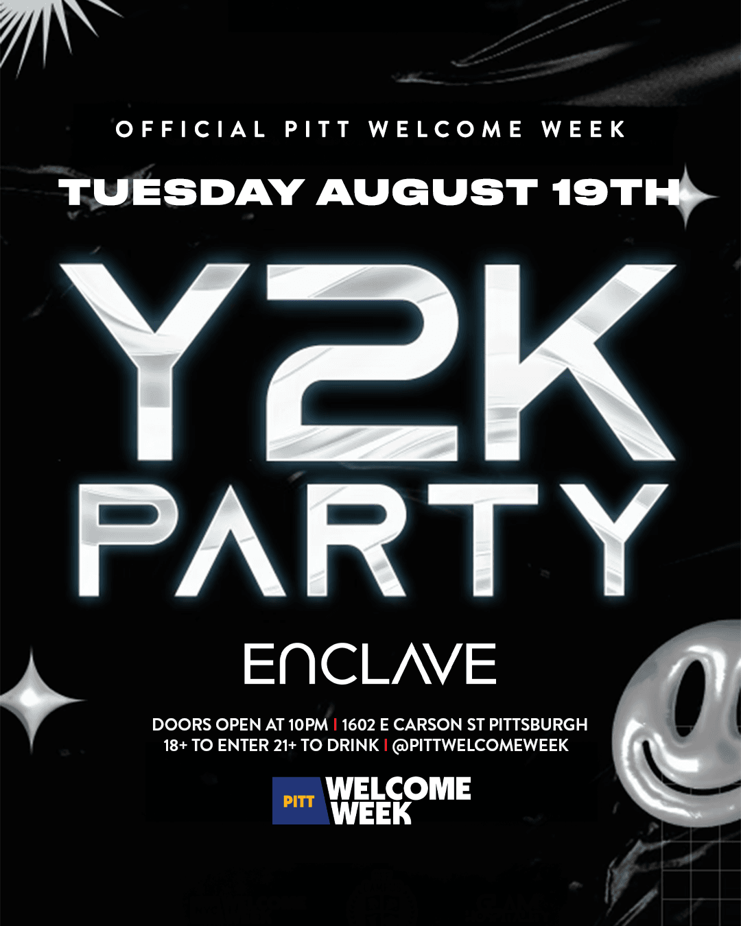 (18+) WELCOME WEEK DAY 2: Y2K 2000’s PARTY
