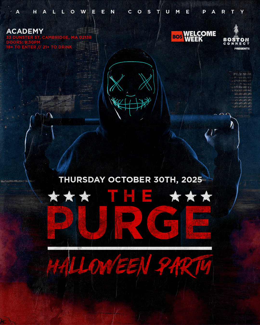 (18+) THE PURGE HALLOWEEN PARTY 10/30