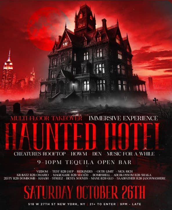 HAUNTED HOTEL HALLOWEEN @ALAMEDA