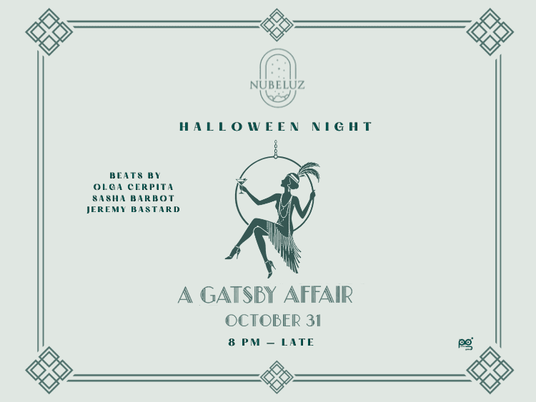 Halloween Night at Nubeluz: A Gatsby Affair - Saturday October 31st