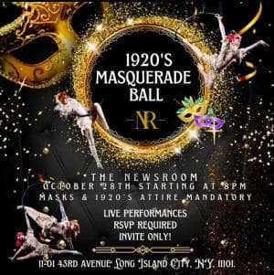 HALLOWEEN 1920'S MASQUERADE BALL 10/28 @ THE NEWSROOM