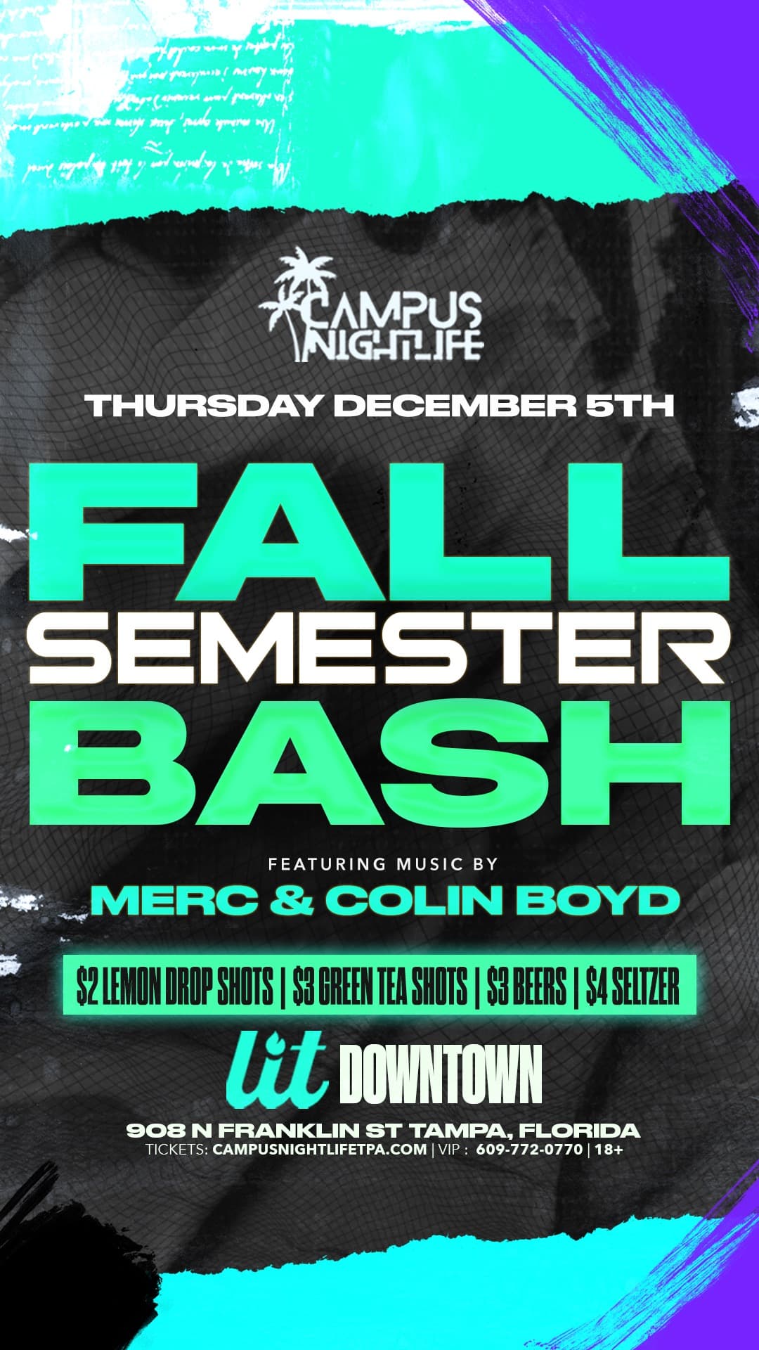 LIT COLLEGE THURSDAY (FALL SEMESTER BASH)