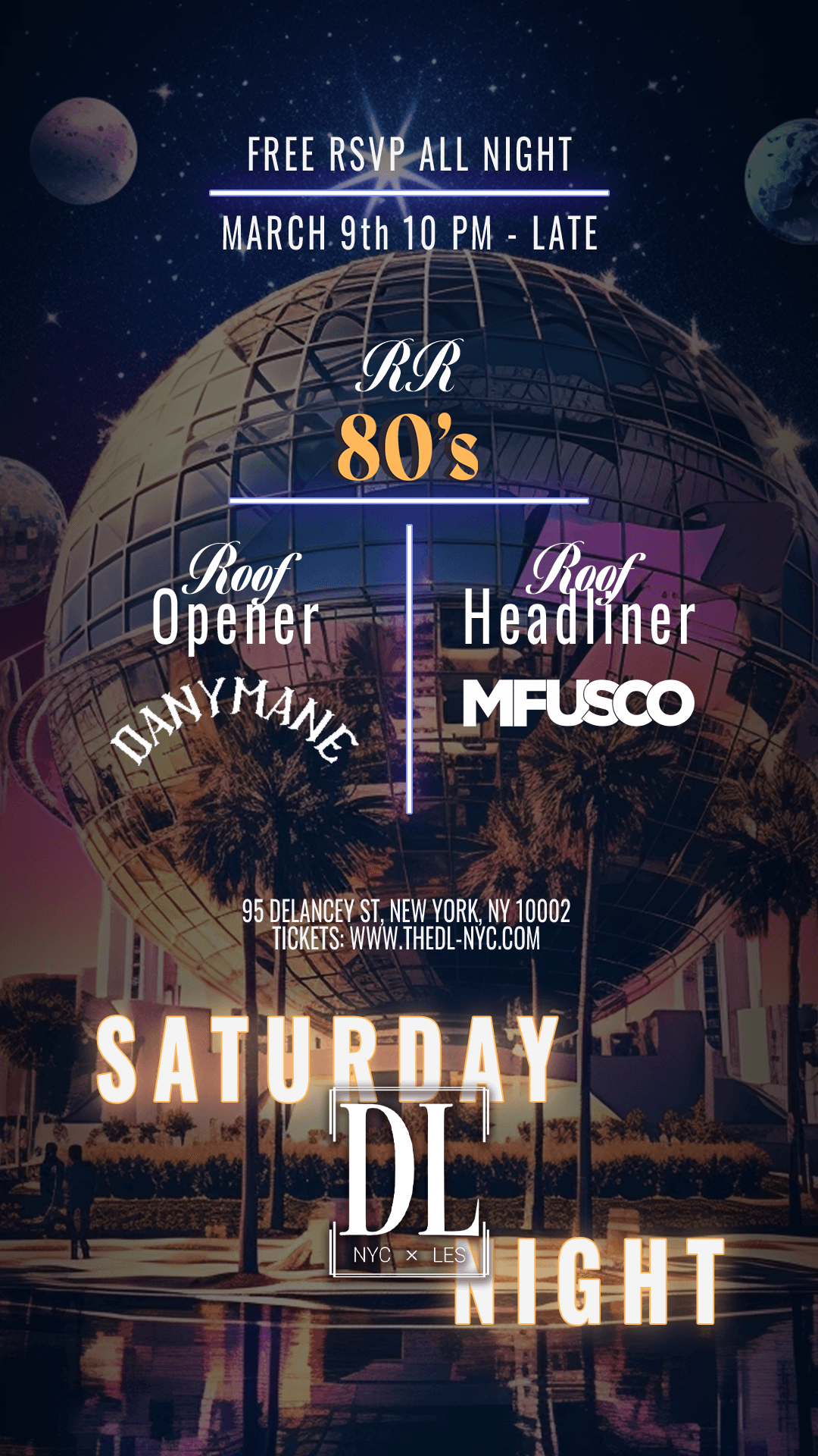 Saturday @ The DL 3/9