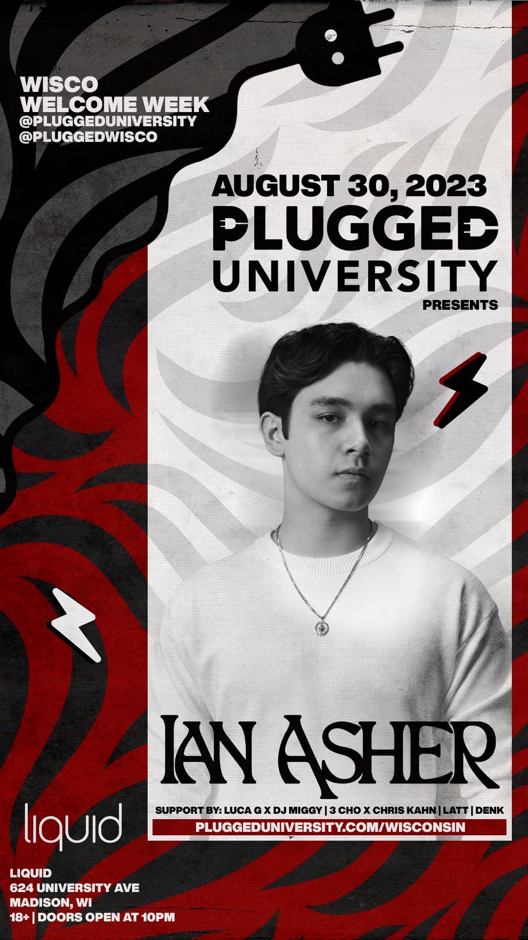 WELCOME WEEK FT. IAN ASHER 8/30