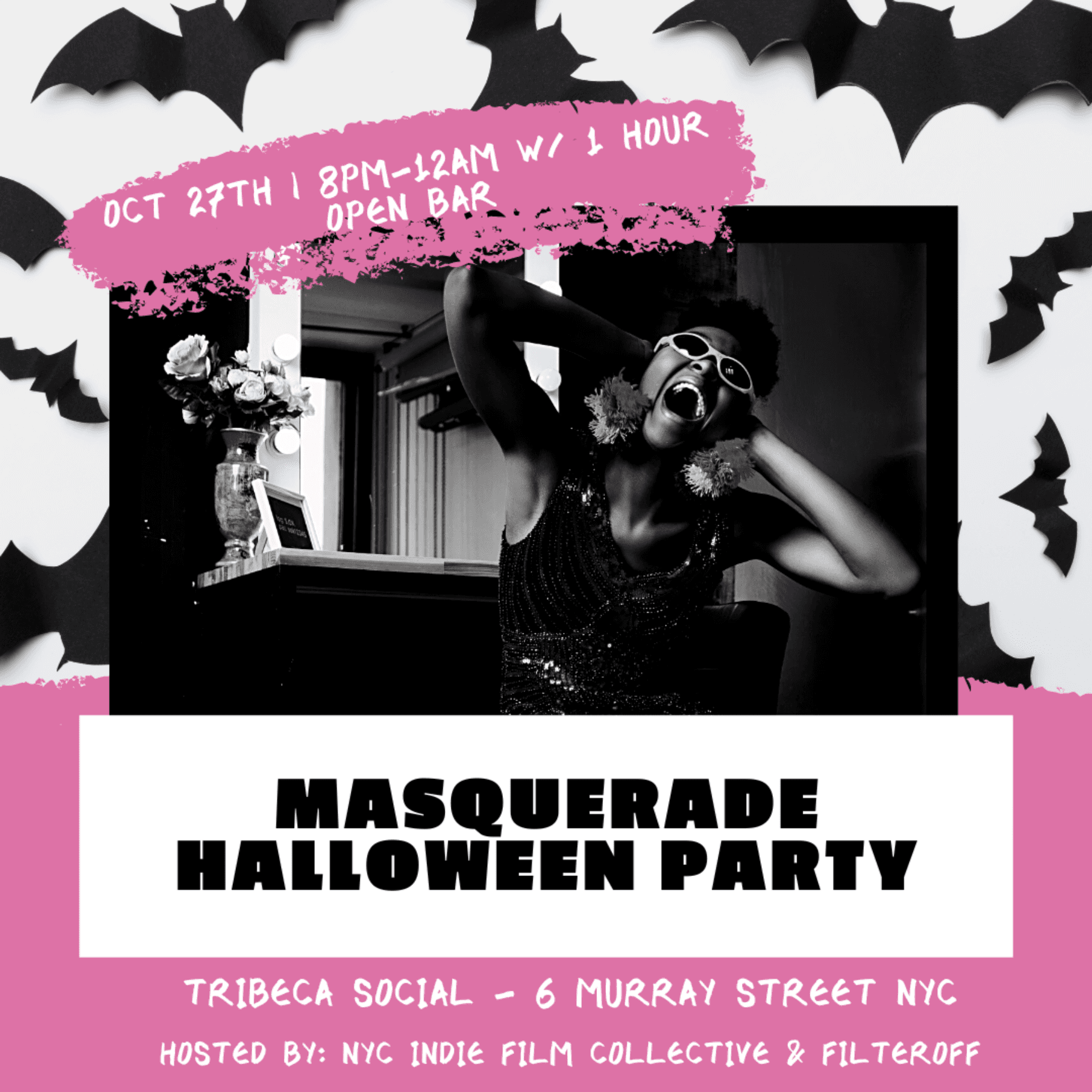 NYC | Indie Film Collective Presents: A Masquerade Halloween Party @ Tribeca Social