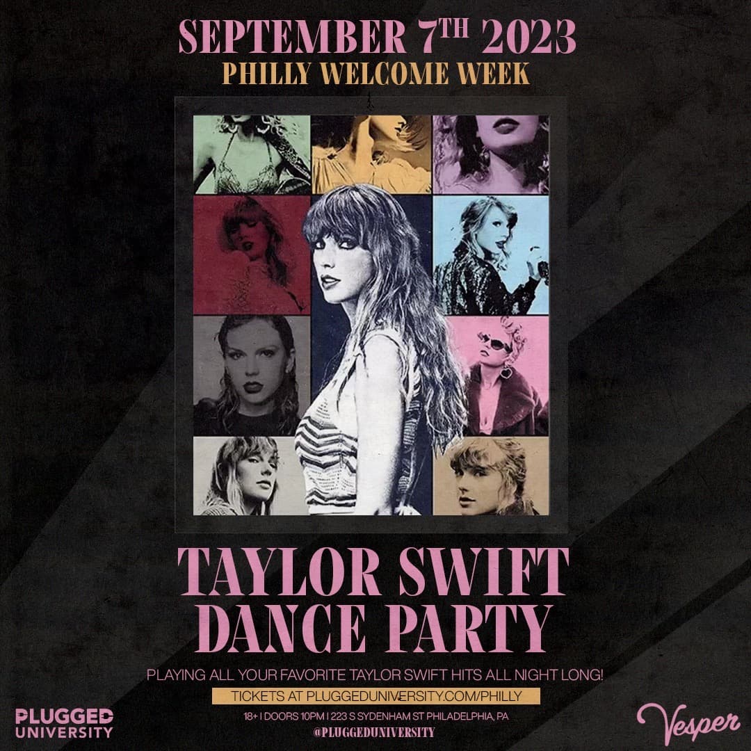 TAYLOR SWIFT DANCE PARTY (18+) 9/7 @ Vesper