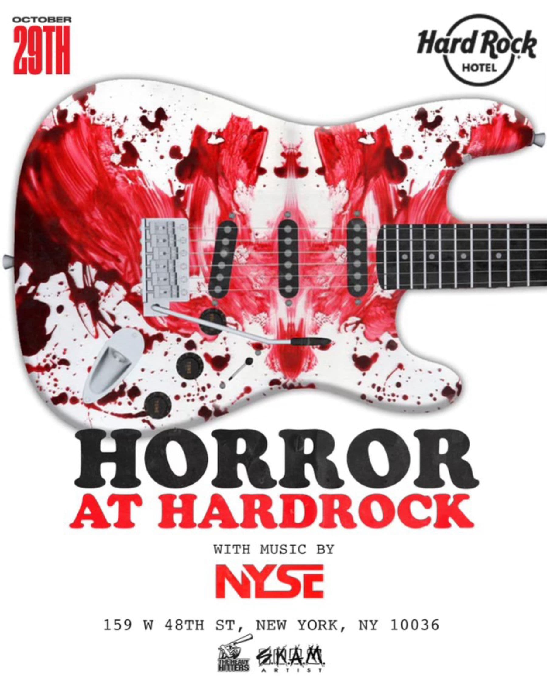 Horror @ Hard Rock NYC - Saturday 10/29