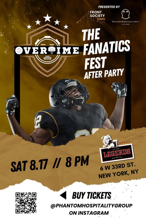 OVERTIME: The Fanatics Fest After Party
