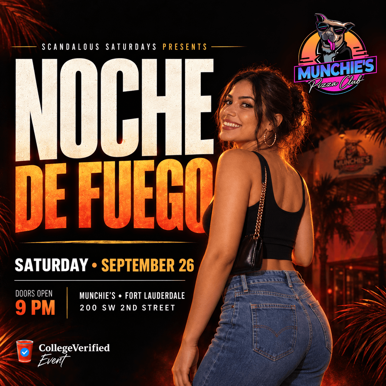 Noche De Fuego @ Scandalous Saturdays