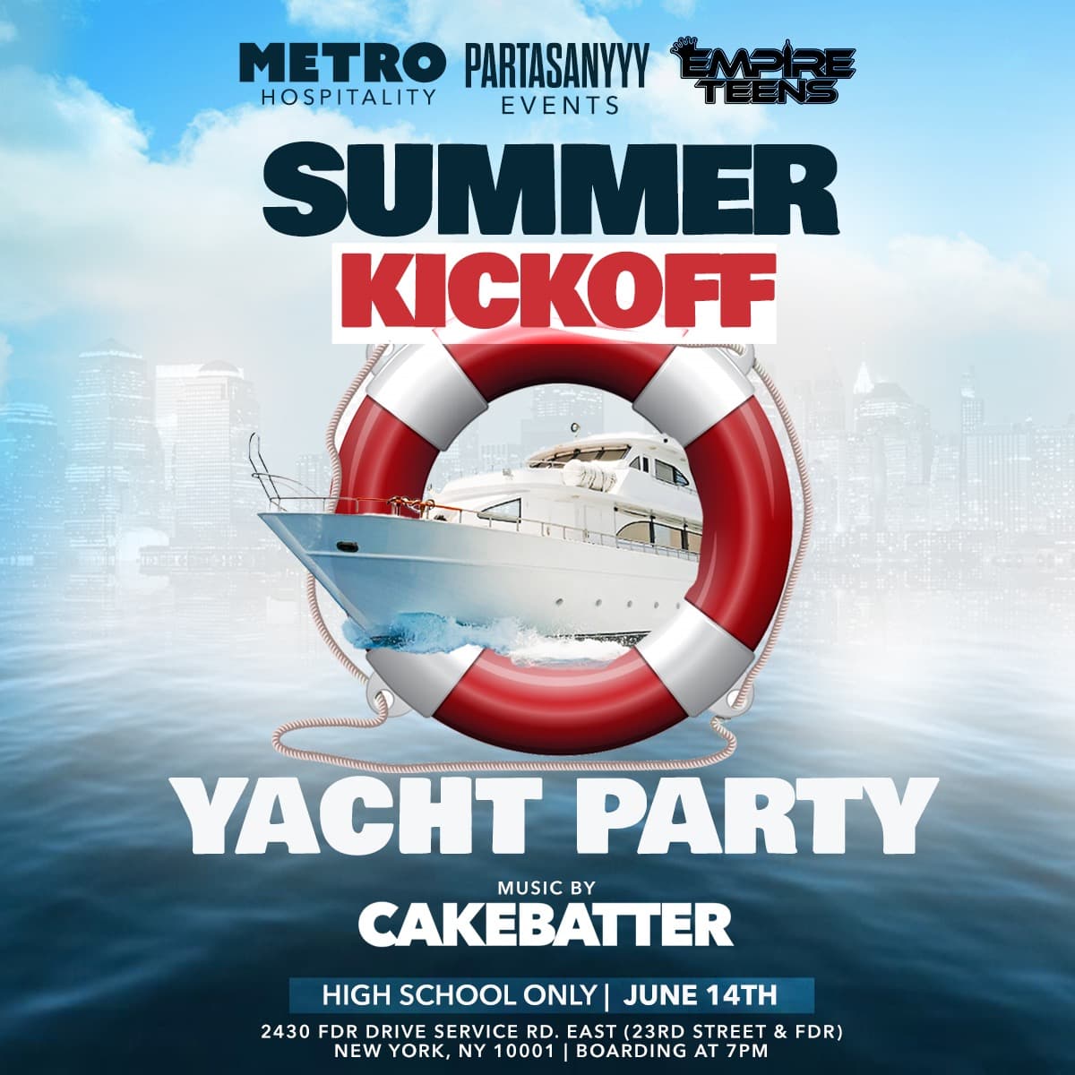 Summer Kickoff Yacht Party - 6/14