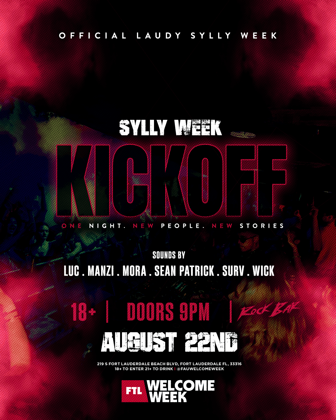 (18+) LAUDY SYLLY WEEK @ ROCKBAR