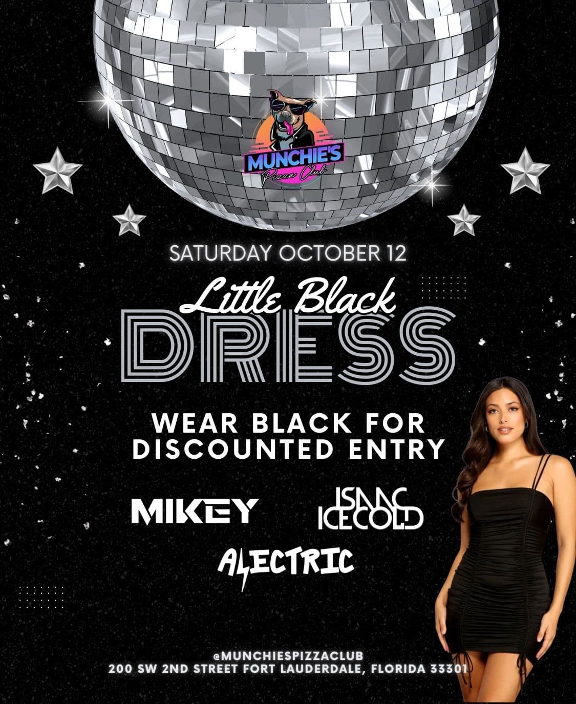 10/12 LITTLE BLACK DRESS @ MUNCHIE'S FORT LAUDERDALE
