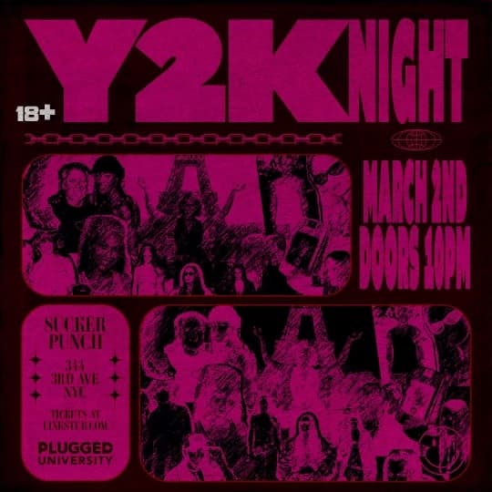 Y2K NIGHT (18+) @ Sucker Punch nightclub 3/2
