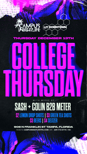 LIT COLLEGE THURSDAY (WINTER EDITION)