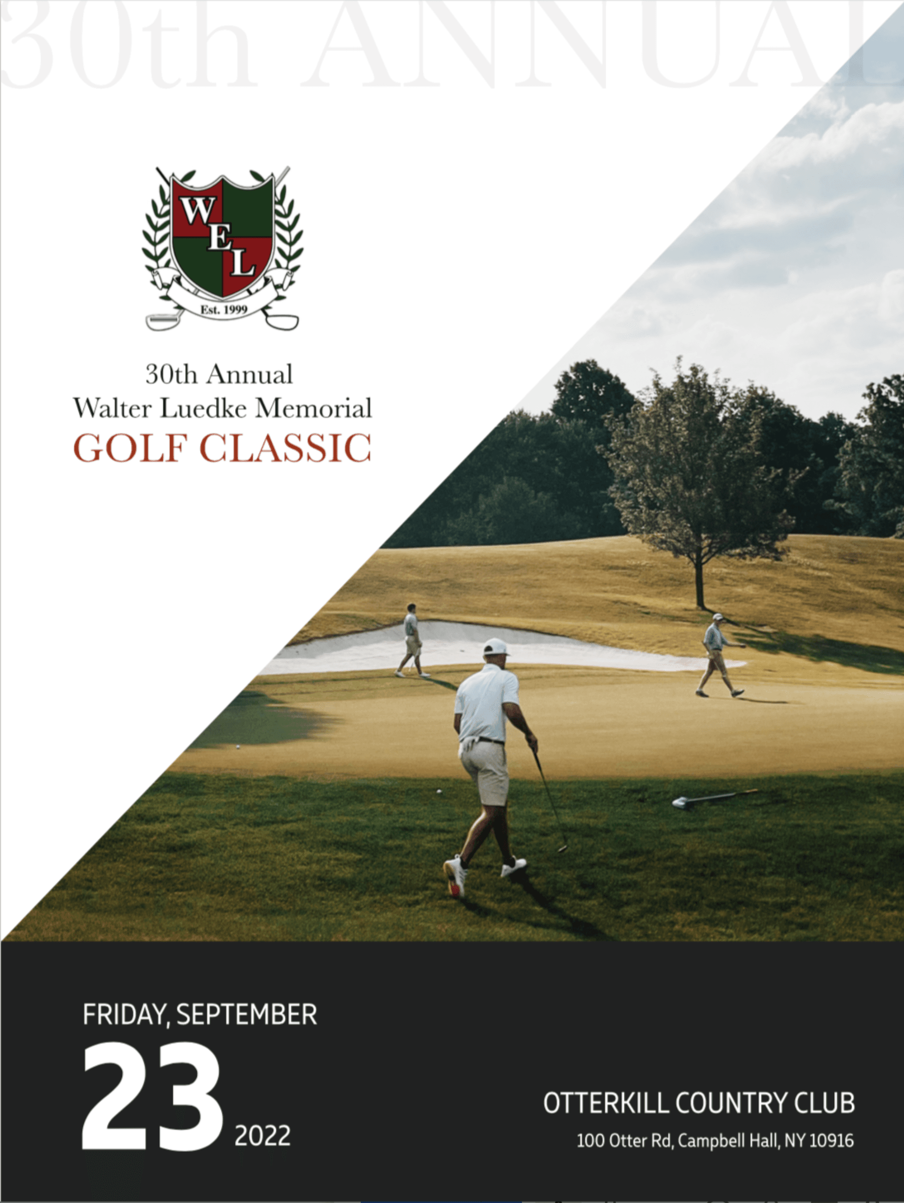 30th Annual Walter Luedke Memorial Golf Classic