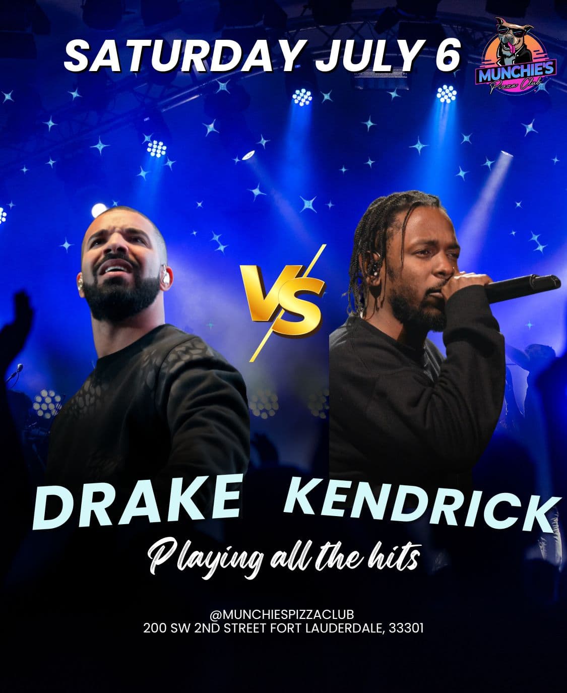 7/06 DRAKE VS KENDRICK NIGHT @ MUNCHIE'S FORT LAUDERDALE