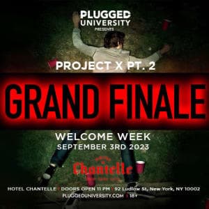 PROJECT X 2: GRAND FINALE (18+) 9/ 3 @ HOTEL CHANTELLE
