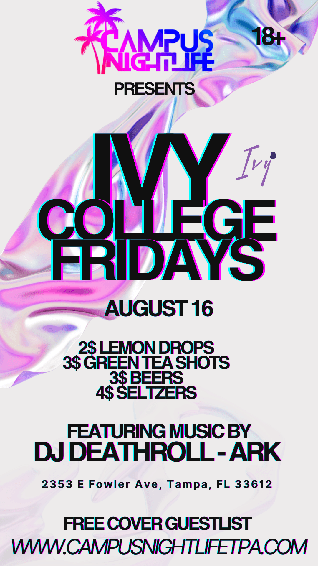 IVY COLLEGE FRIDAYS