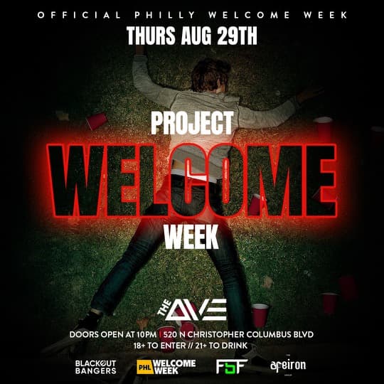 (18+) WELCOME WEEK DAY 1 - PROJECT X