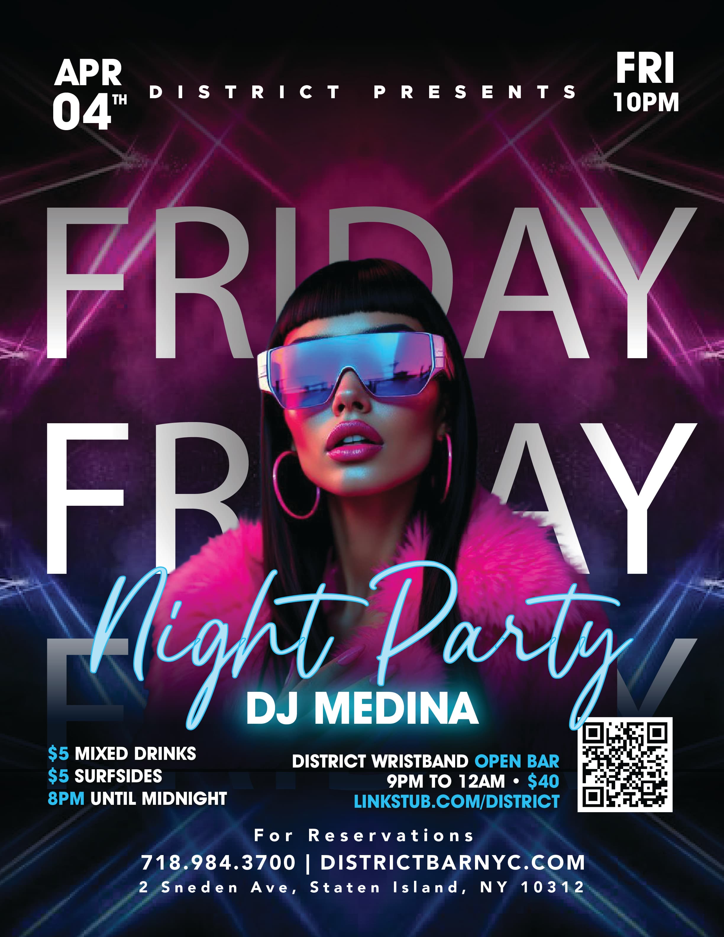 District Friday - April 4th- DJ Medina