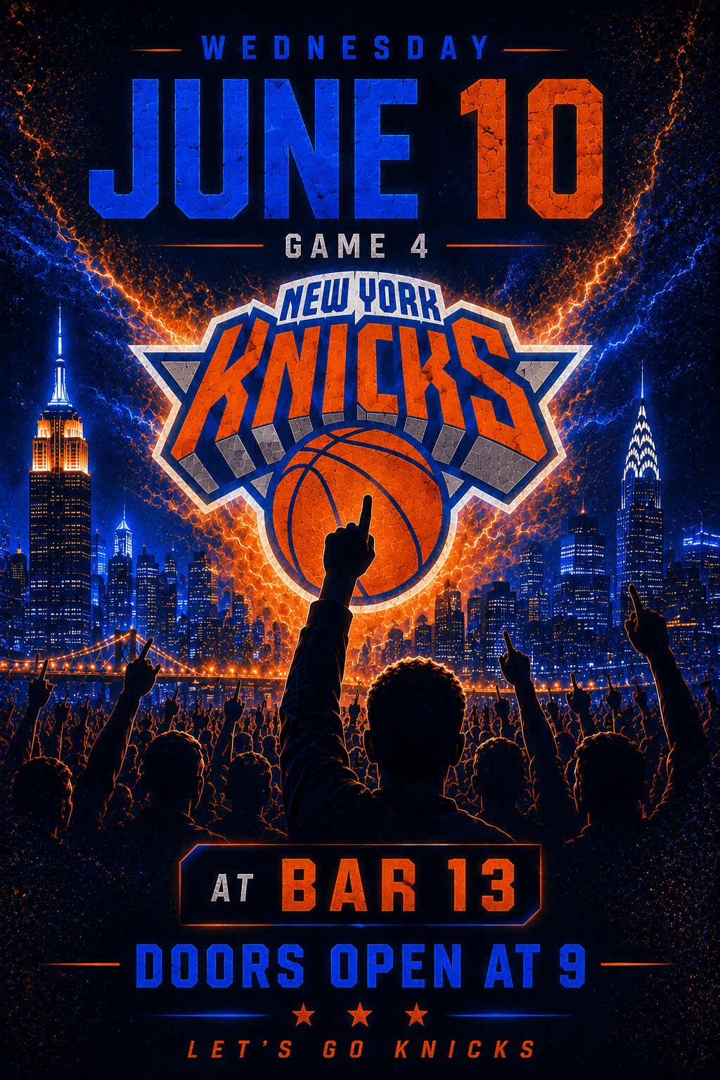 KNICKS GAME 4!!!