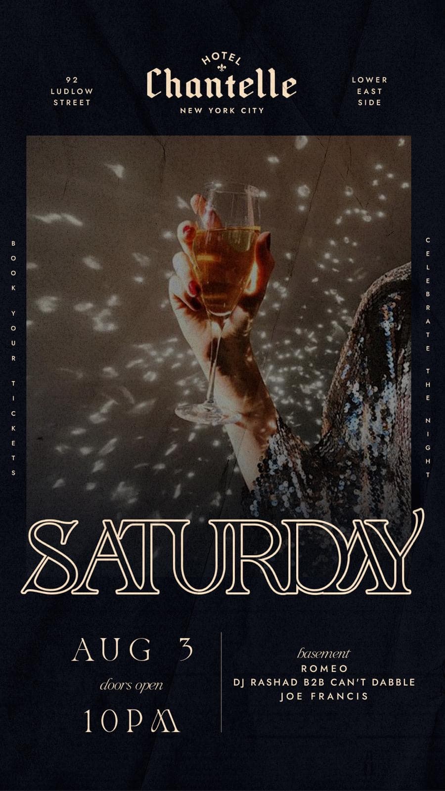 Hotel Chantelle Saturday 8/3 - Rooftop Access