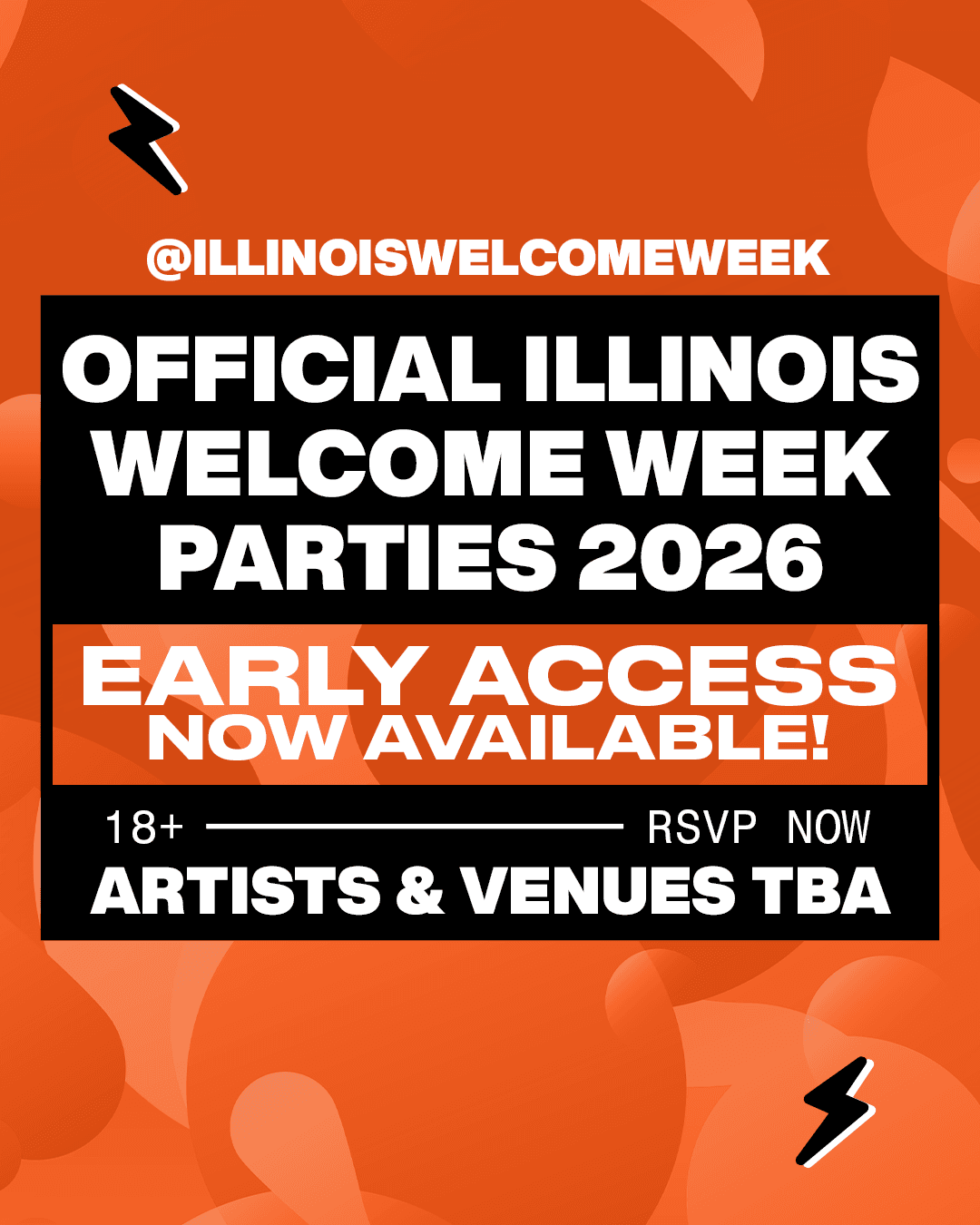 OFFICIAL ILLINOIS WELCOME WEEK PARTIES 2026