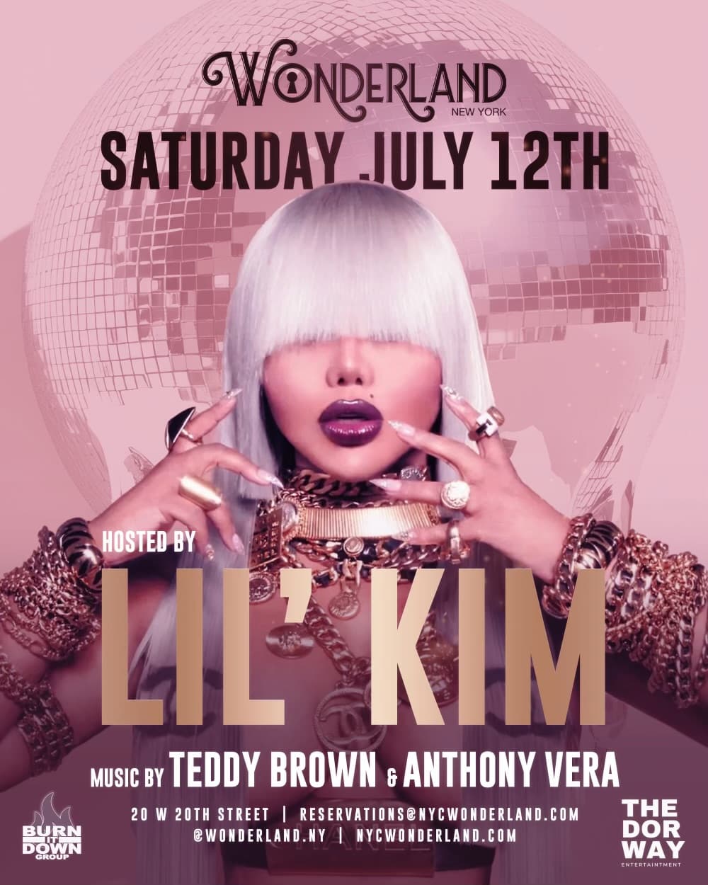 Lil Kim - Saturday July 12th - Wonderland NYC