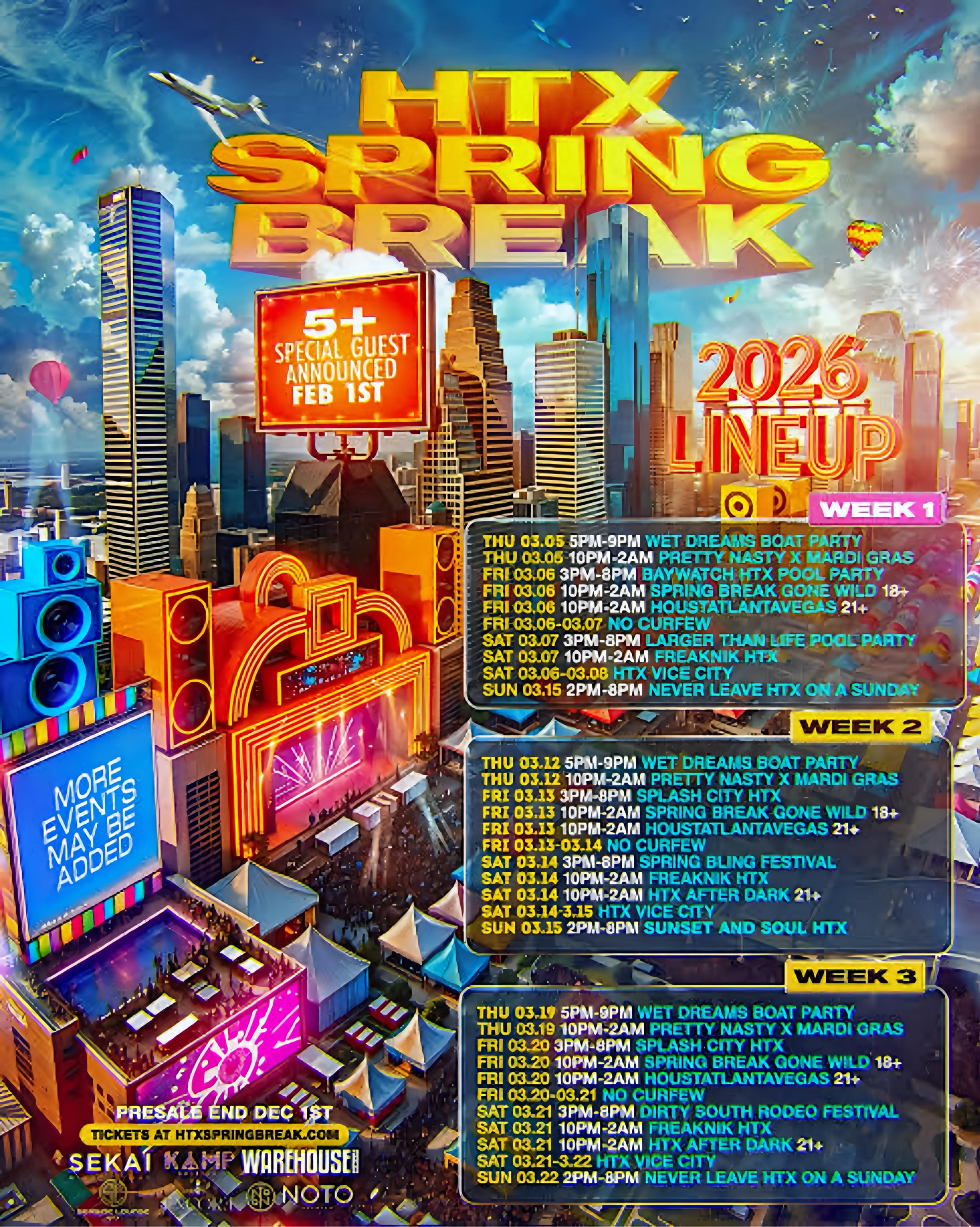 HTX Spring Break 2026 - Week 1