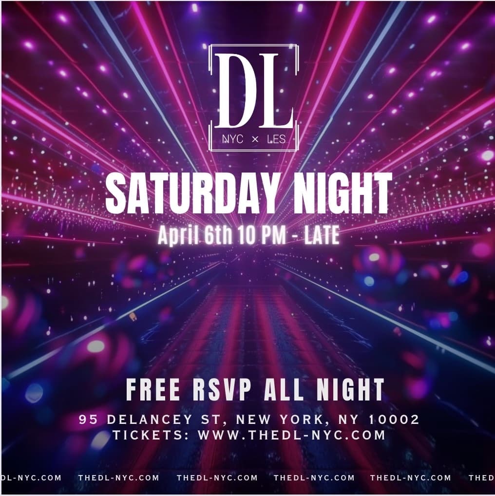 SATURDAY @ THE DL 4/6