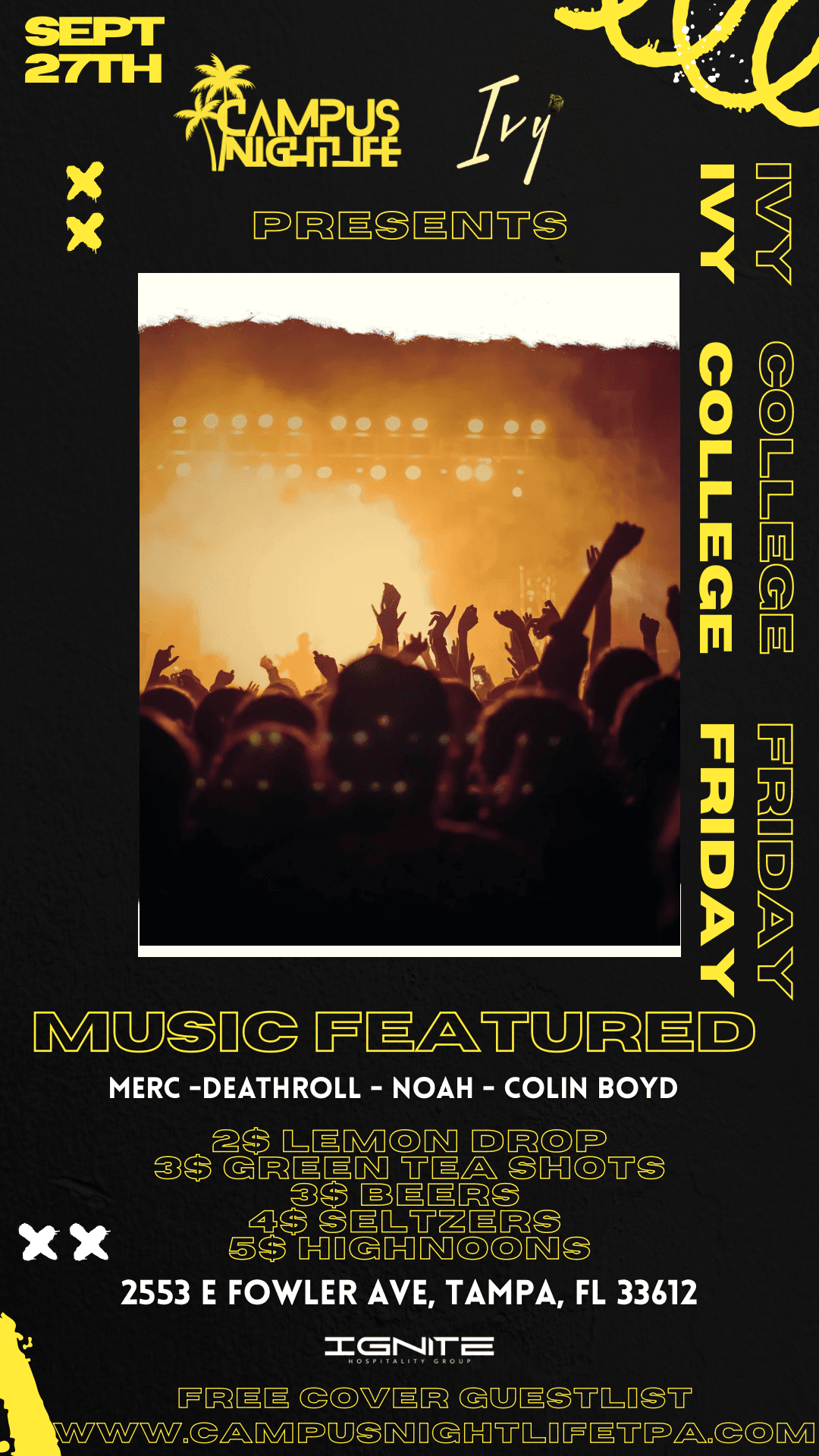 IVY COLLEGE FRIDAYS (FALL EDITION)