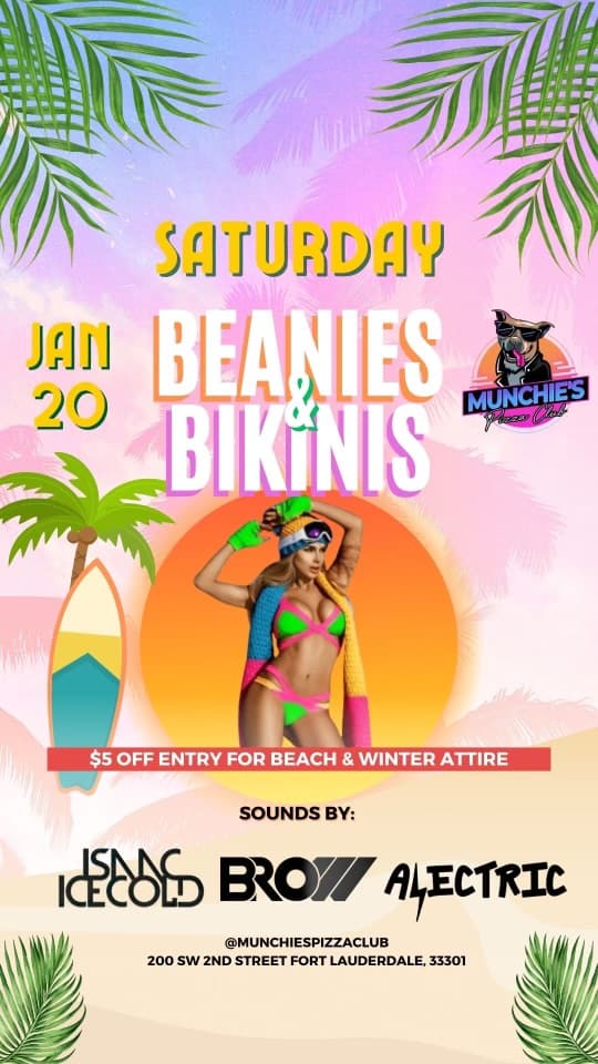 Beanies & Bikinis @Munchies 1/20