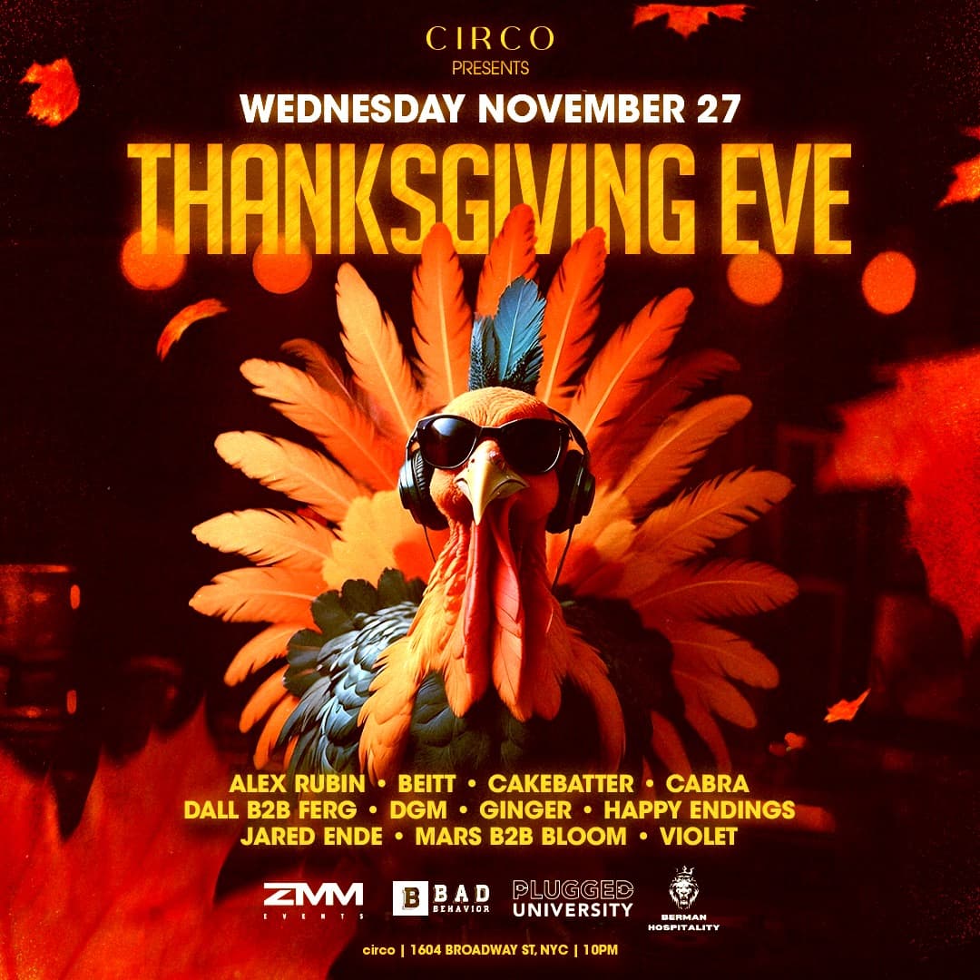 THANKSGIVING EVE @ CIRCO 11/27