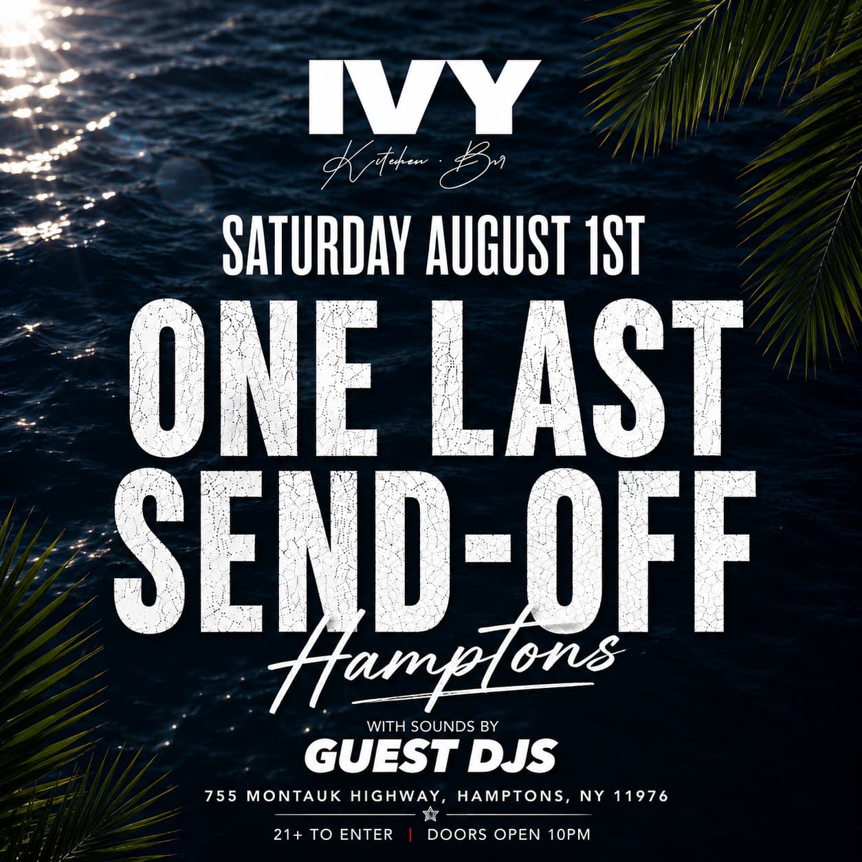 ONE LAST SEND-OFF 8/1