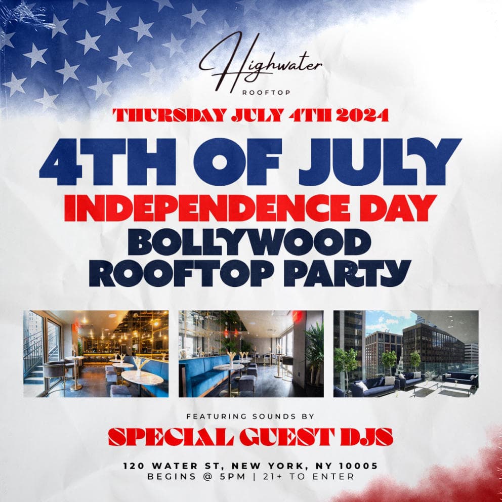 July 4th Independence Party @ Highwater Rooftop