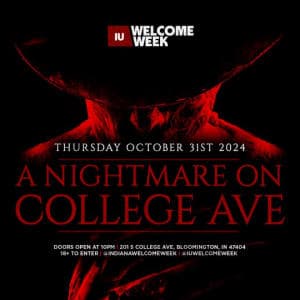 A NIGHTMARE ON COLLEGE AVE 10/31
