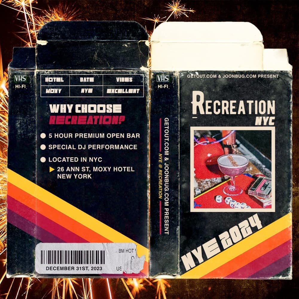 NEW YEARS EVE 2024 @ RECREATION AT THE MOXY