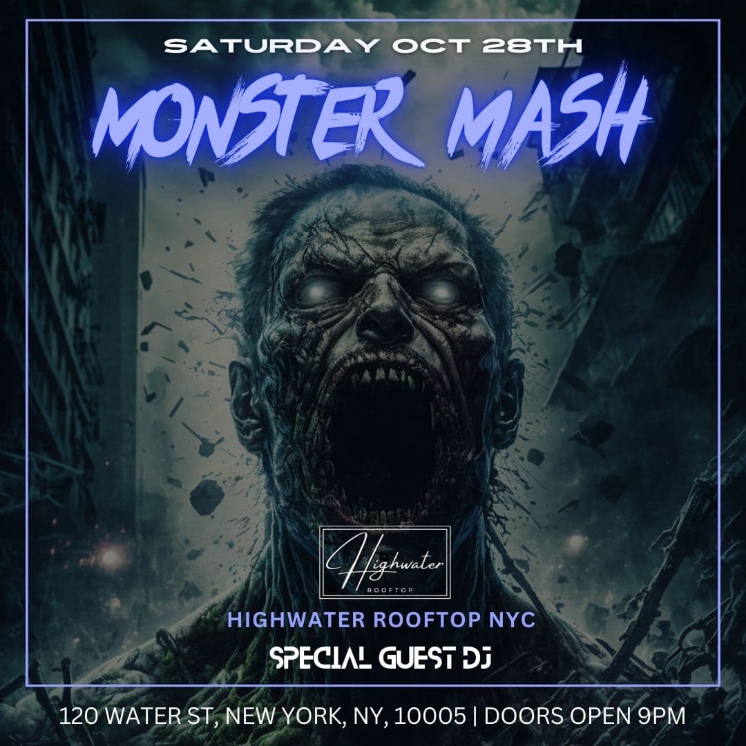 Monster Mash @ Highwater Rooftop - Halloween Party 10/28