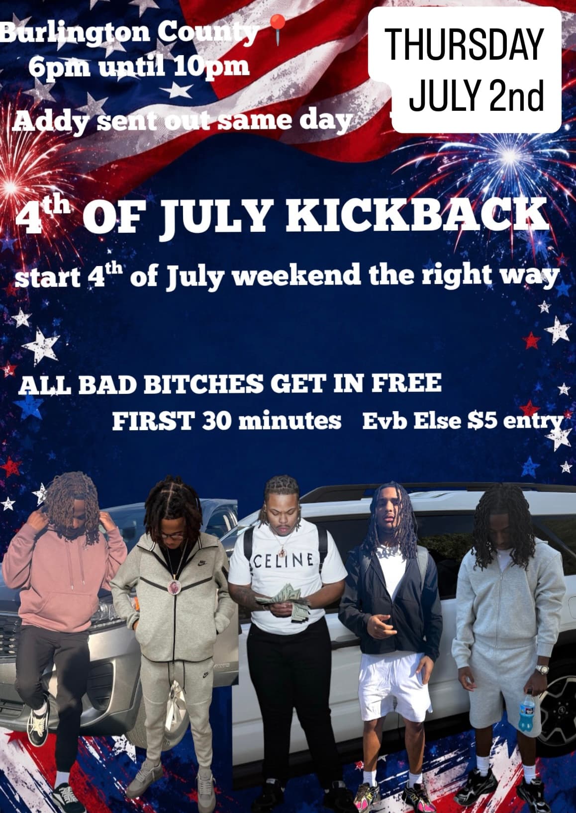 4th OF JULY KICK BACK