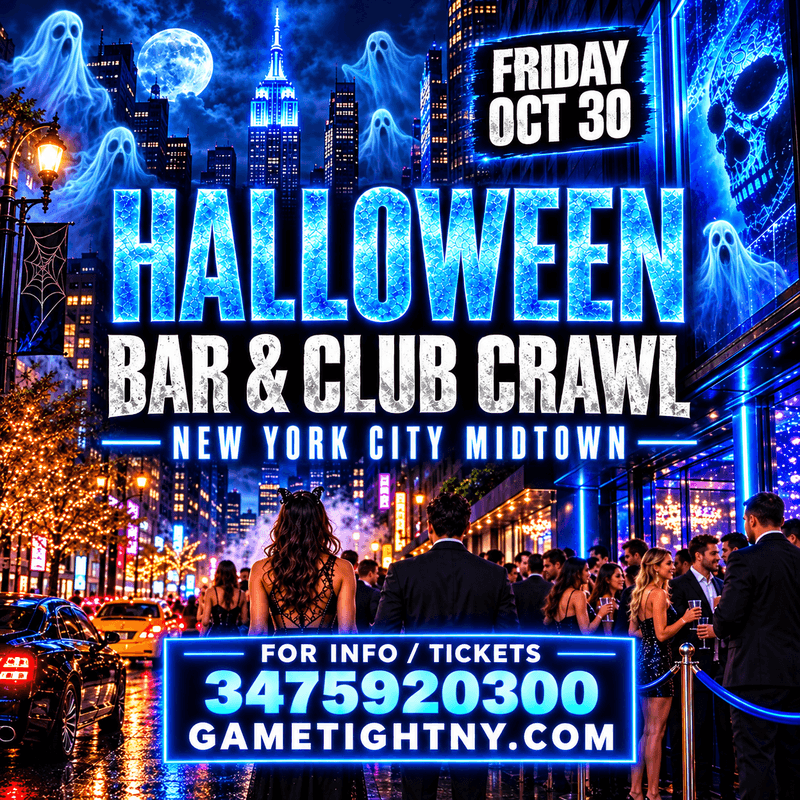NYC PRE-HALLOWEEN PUB CRAWL 2026 ONLY $15