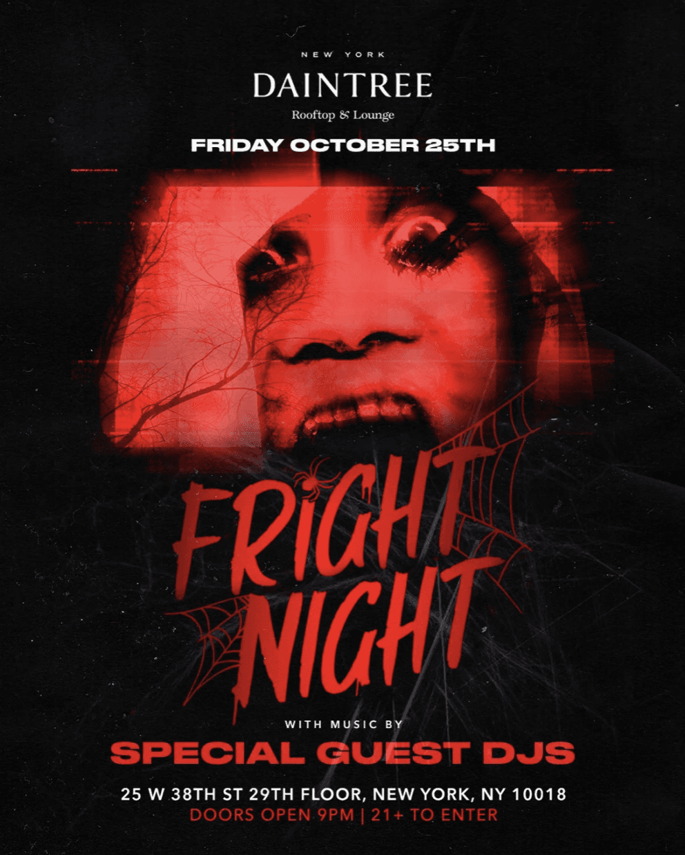 Daintree Rooftop Friday Halloween Party - Fright Night 10/25