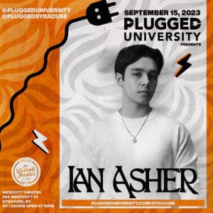 IAN ASHER (18+) 9/15 @ WESTCOTT THEATER