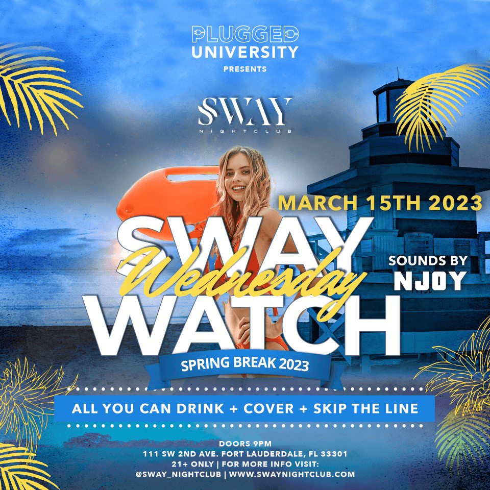 SPRING BREAK @ SWAY