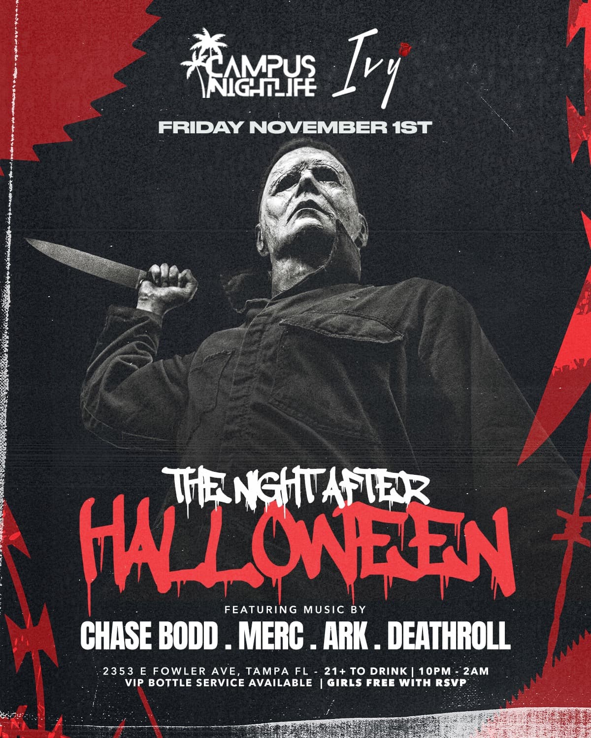 IVY COLLEGE FRIDAYS ( THE NIGHT AFTER HALLOWEEN)