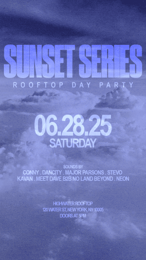 SUNSET SERIES @ HIGHWATER ROOFTOP 6/28