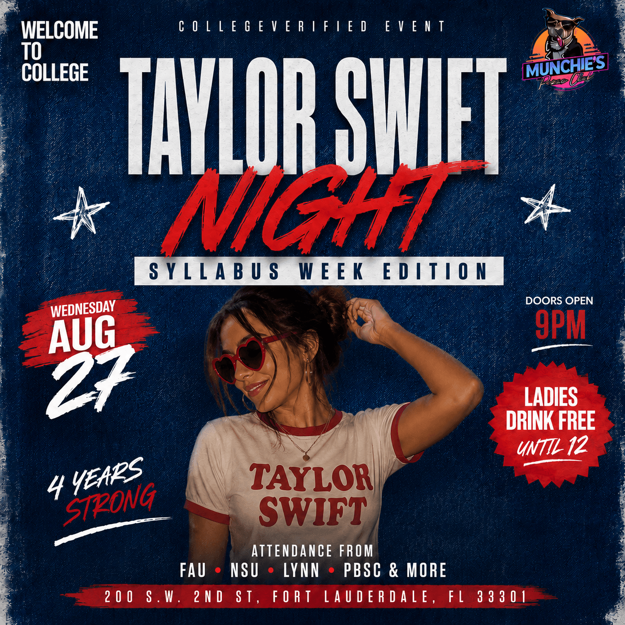 Scandalous Thursdays' Taylor Swift Night - Syllabus Week