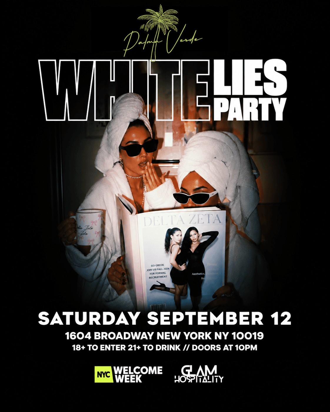 (18+) WHITE LIES PARTY @ PALMA VERDE 9/12